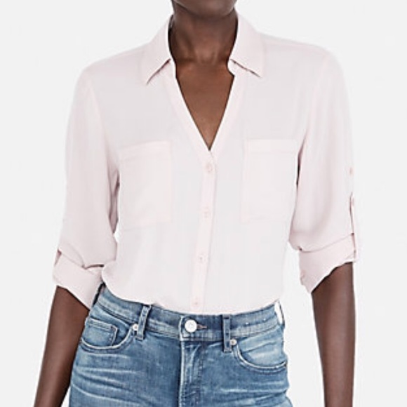 ❌SOLD❌ Express Original Fit Portofino Shirt - Picture 5 of 6